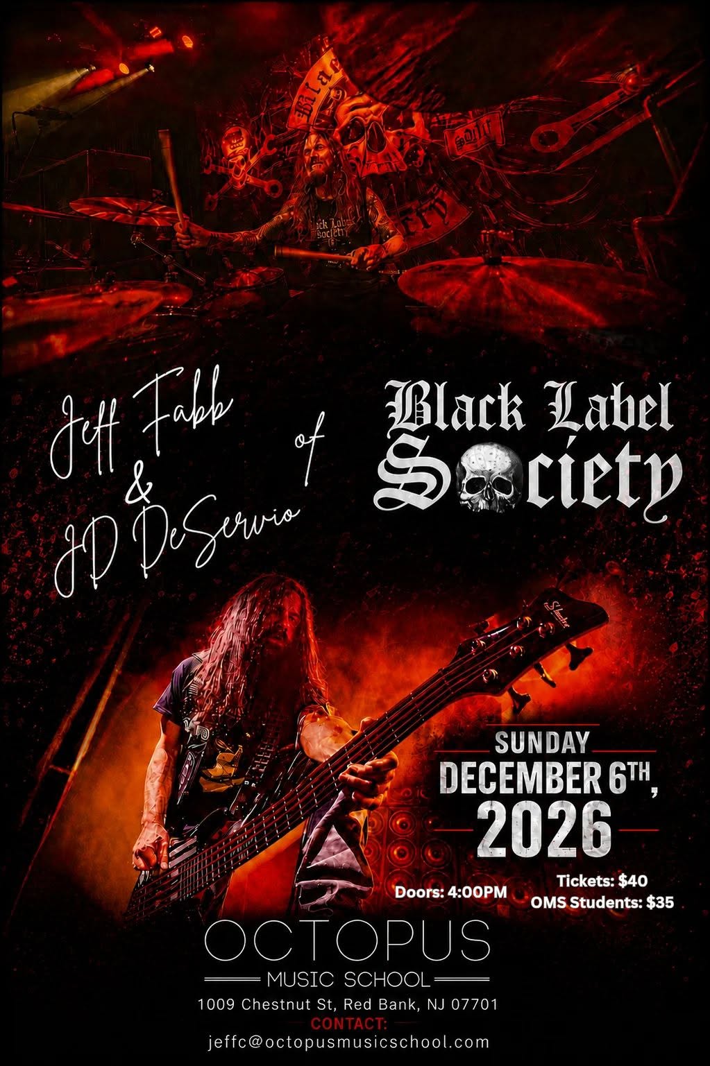 JD Jeff Octopus Music School Dec 6 2026